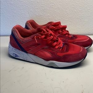 Red Puma Trinomic shoes